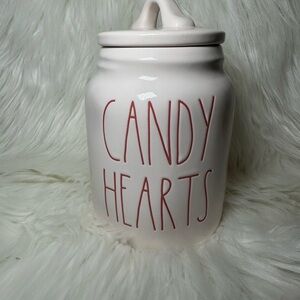 Rae Dunn Candy Hearts Canister